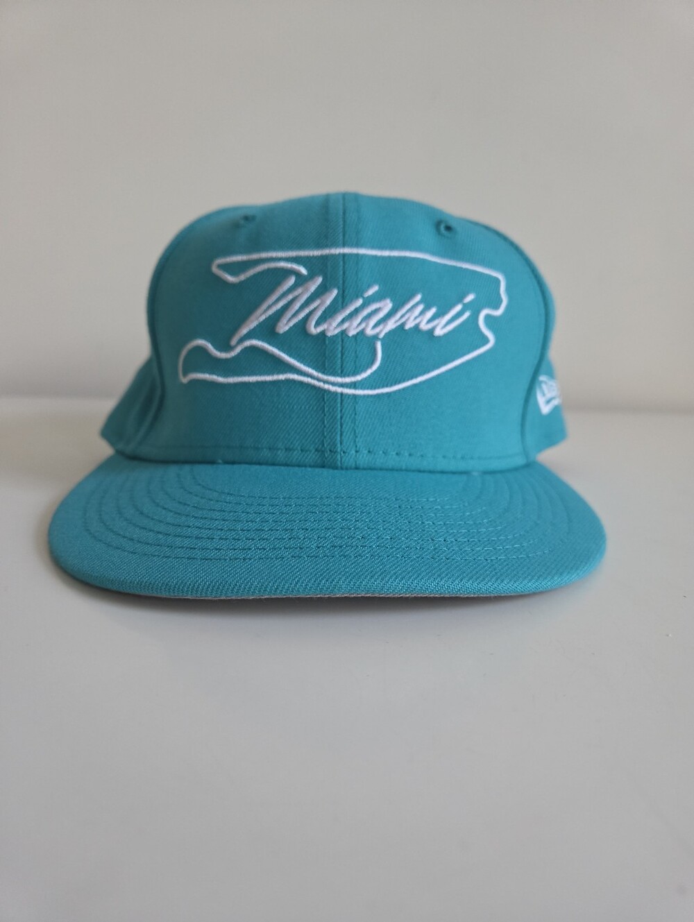 New Era Turquoise Miami Formula 1 Logo Cap New